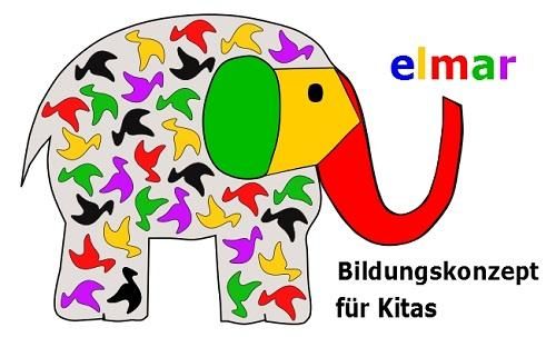 Kita Schmetterling - Elmar der Elefant